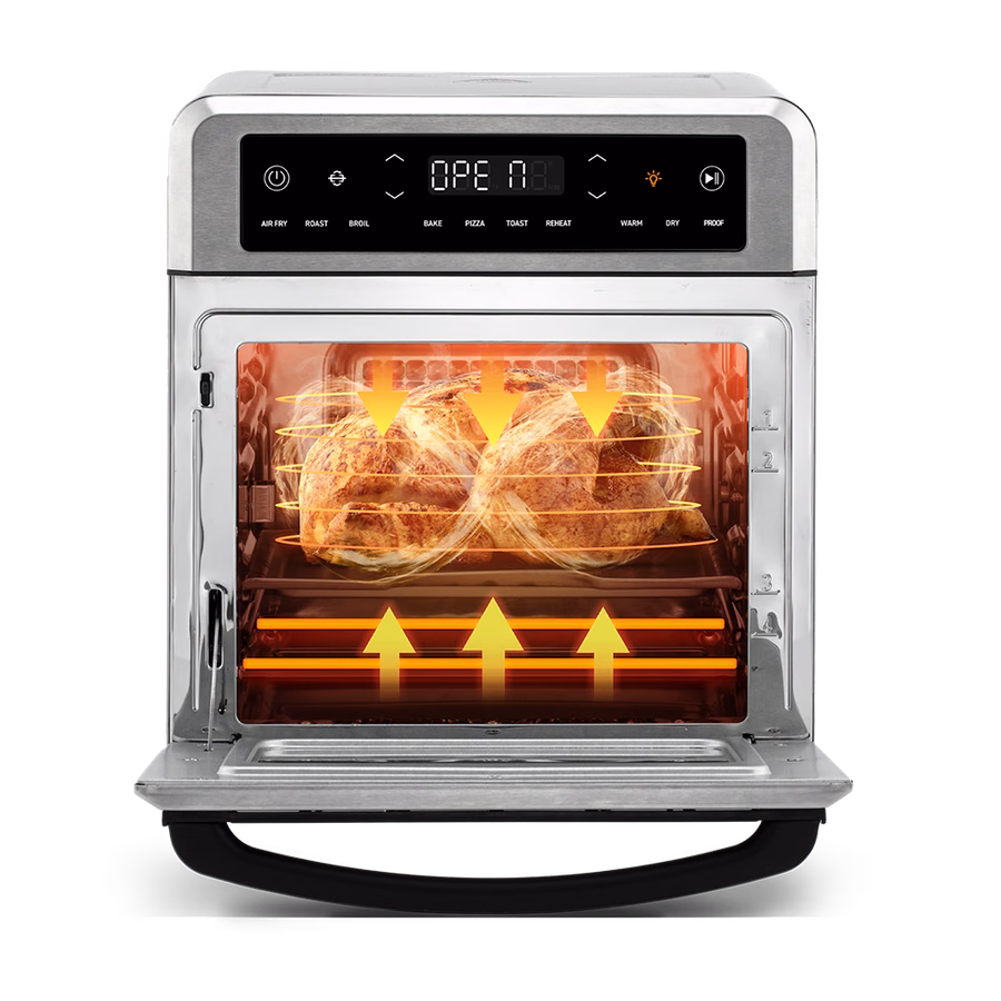 13-Qt-Luftfritteuse mit Multifunktionskochfunktion