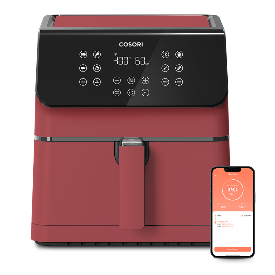 pro ii 58-quart smart air fryer - rot