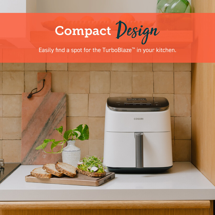 turboblaze 60-quart smart air fryer wellness guide bundle